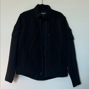 Betabrand Black Zip-Up Jacket Large
